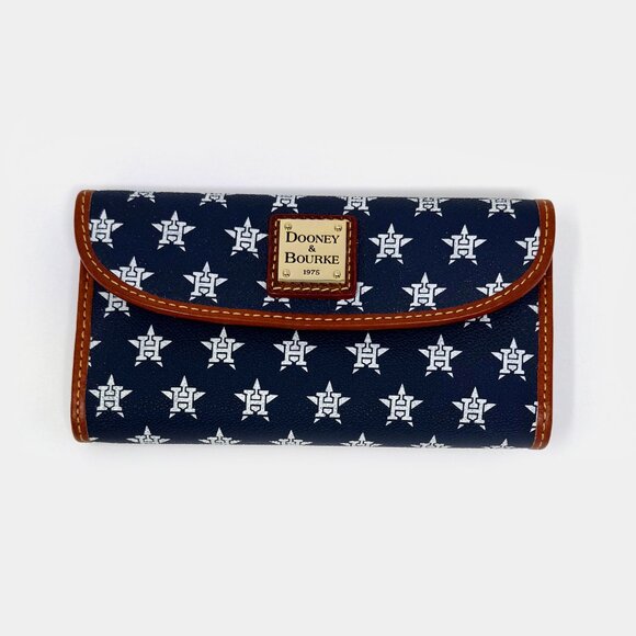 Dooney & Bourke Women's Houston Astros Continental Clutch - Picture 1 of 4